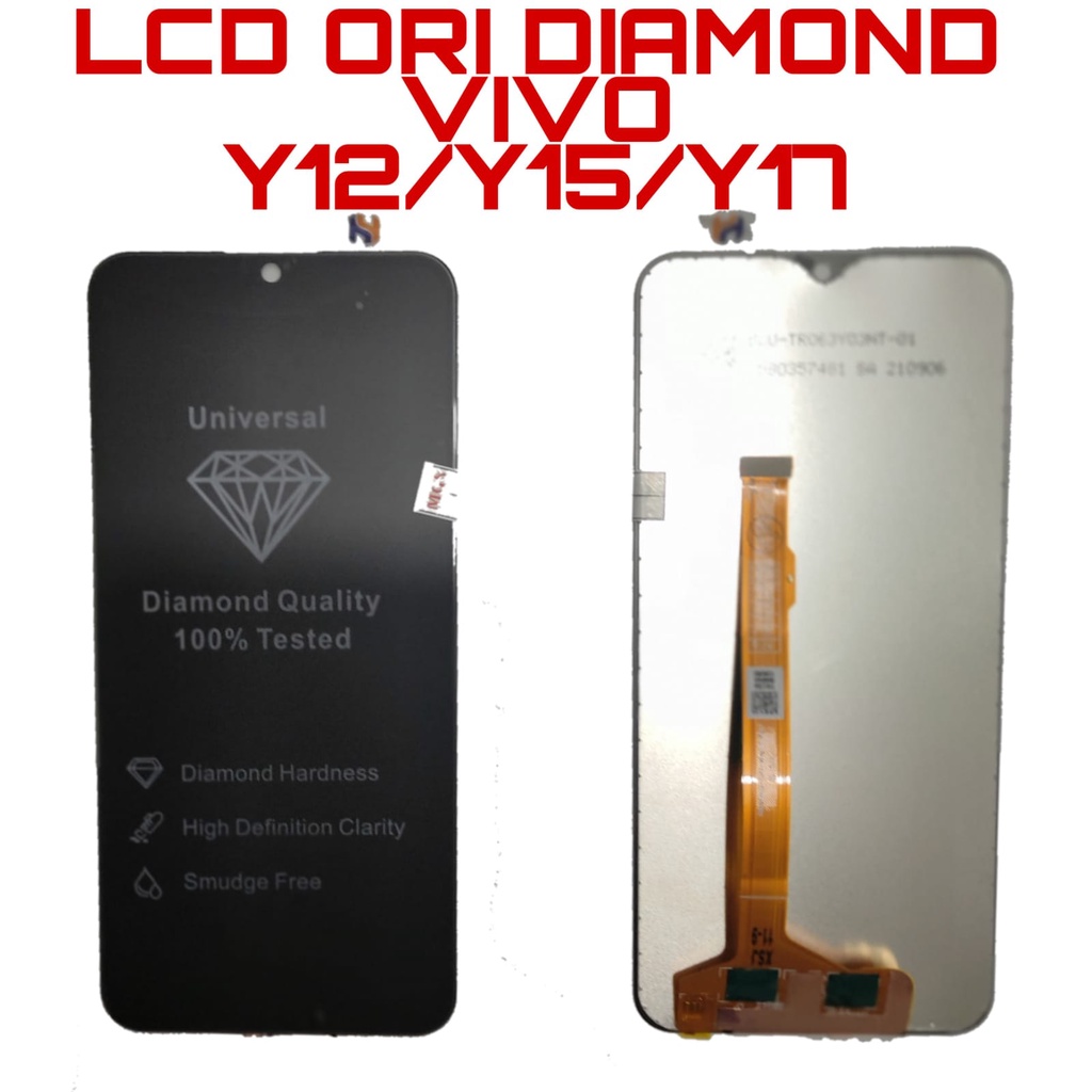 LCD VIVO Y12 / Y12I / Y15 / Y17 FULLSET + TOUCHSCREEN ORIGINAL DIAMOND ~ BENITECH
