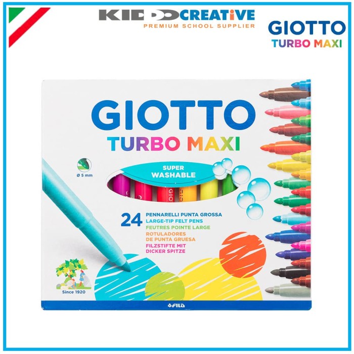 

Promo Giotto Turbo Maxi Cardboard 24 Cols Bergaransi