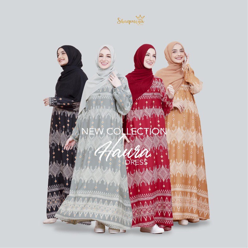 Haura Dress Terbaru by Shaqueena.Indonesia