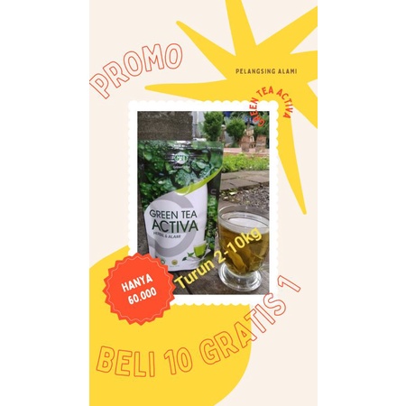 

10 pcs GREEN TEA ACTIVA bonus 1