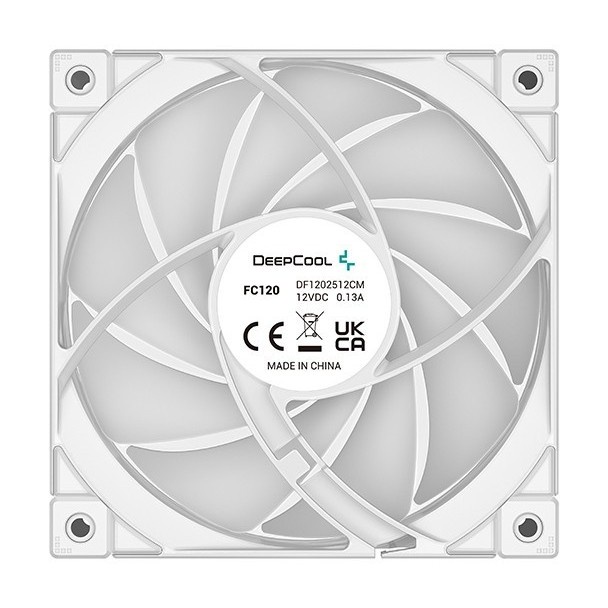 DEEPCOOL FC120 White (3 x A-RGB Fan) / Fan Casing 12cm 3 in 1