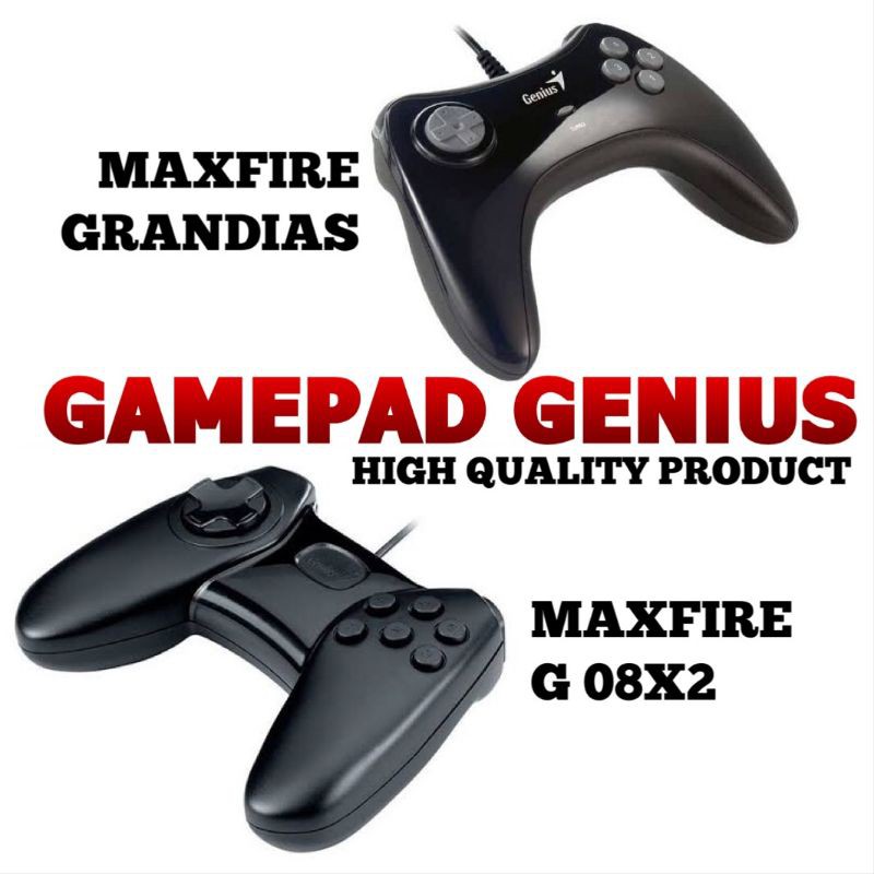 GAMEPAD STIK GAMING GENIUS FOR PC ( Stick Game Maxfire Grandias / Maxfire G 08X2 )