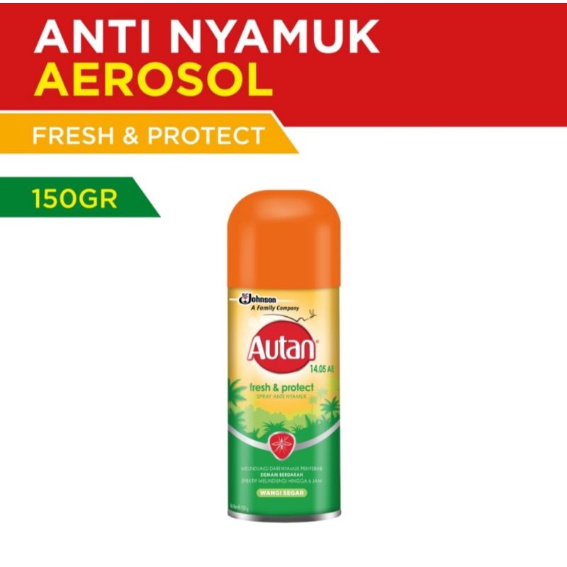 Autan Fresh Protect Aerosol 150ml New Exp 2025
