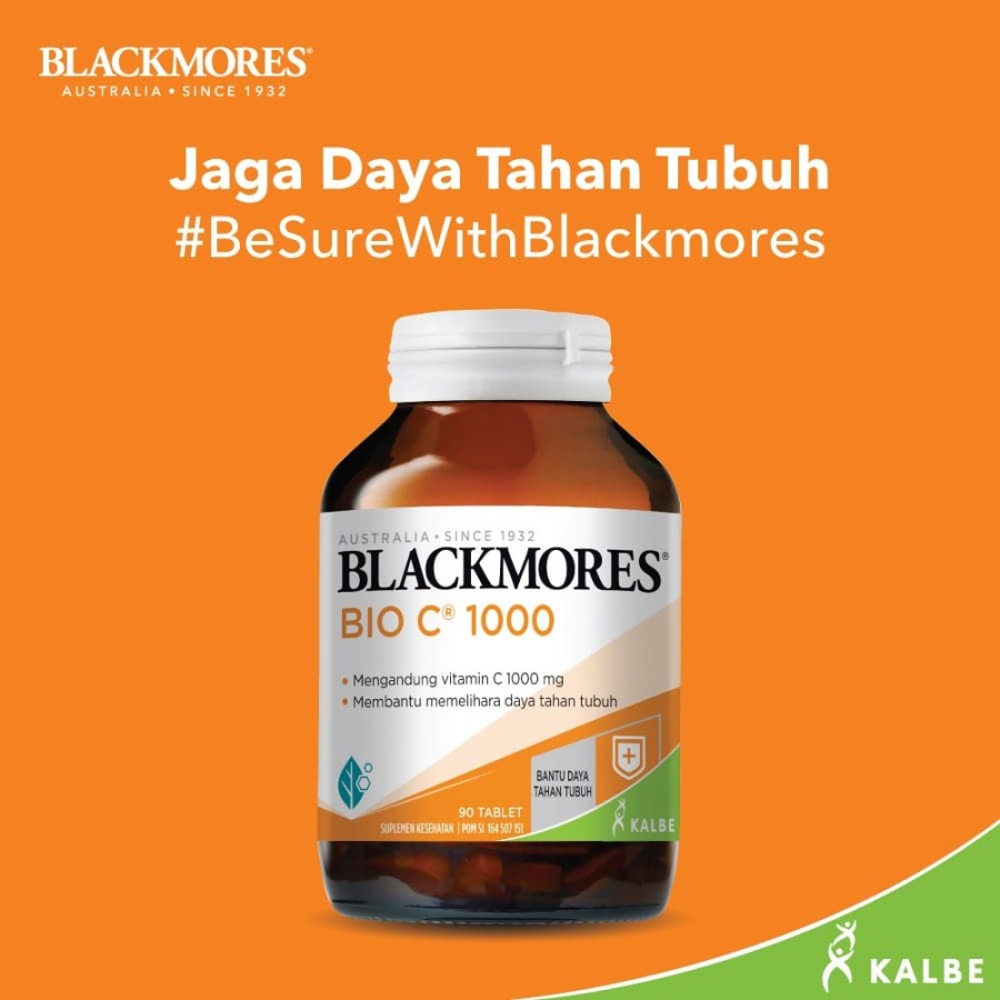 BIGCLO - (COD) Tablet BLACKMORES Vitamin C 500mg 60 &amp; Bio C 1000mg 30 Asli Daya Tahan Tubuh Surabaya