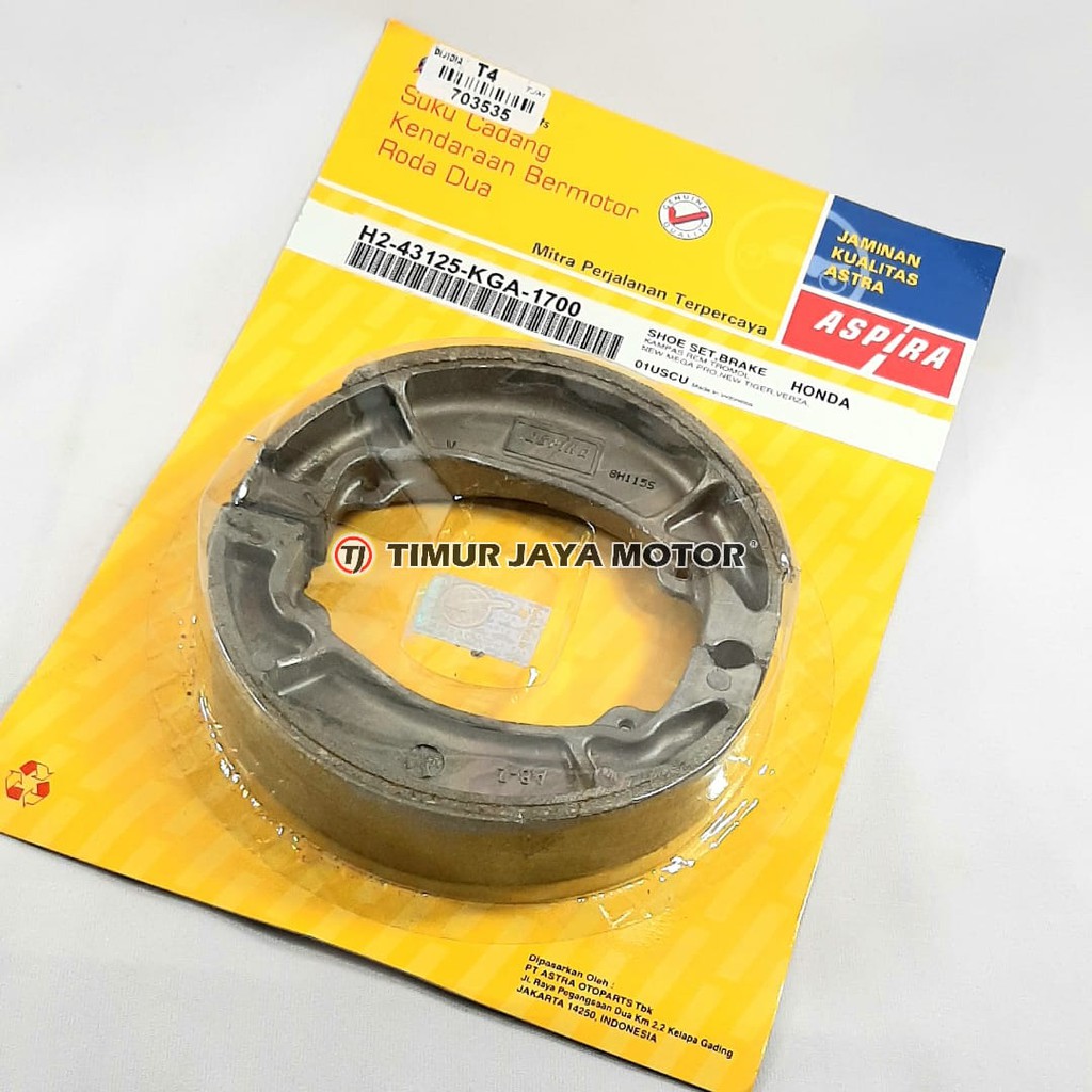 KAMPAS REM GL PRO NEOTECH MEGAPRO NEW VERZA ASPIRA H2-43125-KGA-1700 Kode 703535