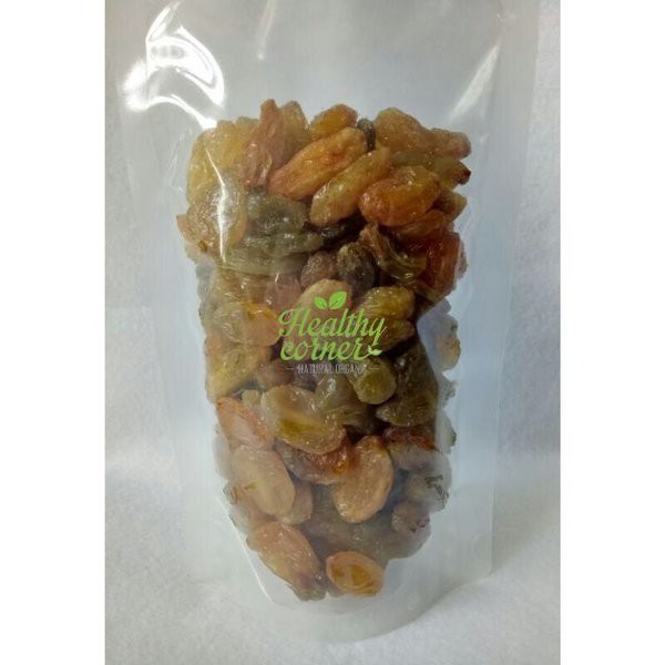 

Promo Spesial Golden Jumbo Raisin ( Kismis ) 250 gr Elegan