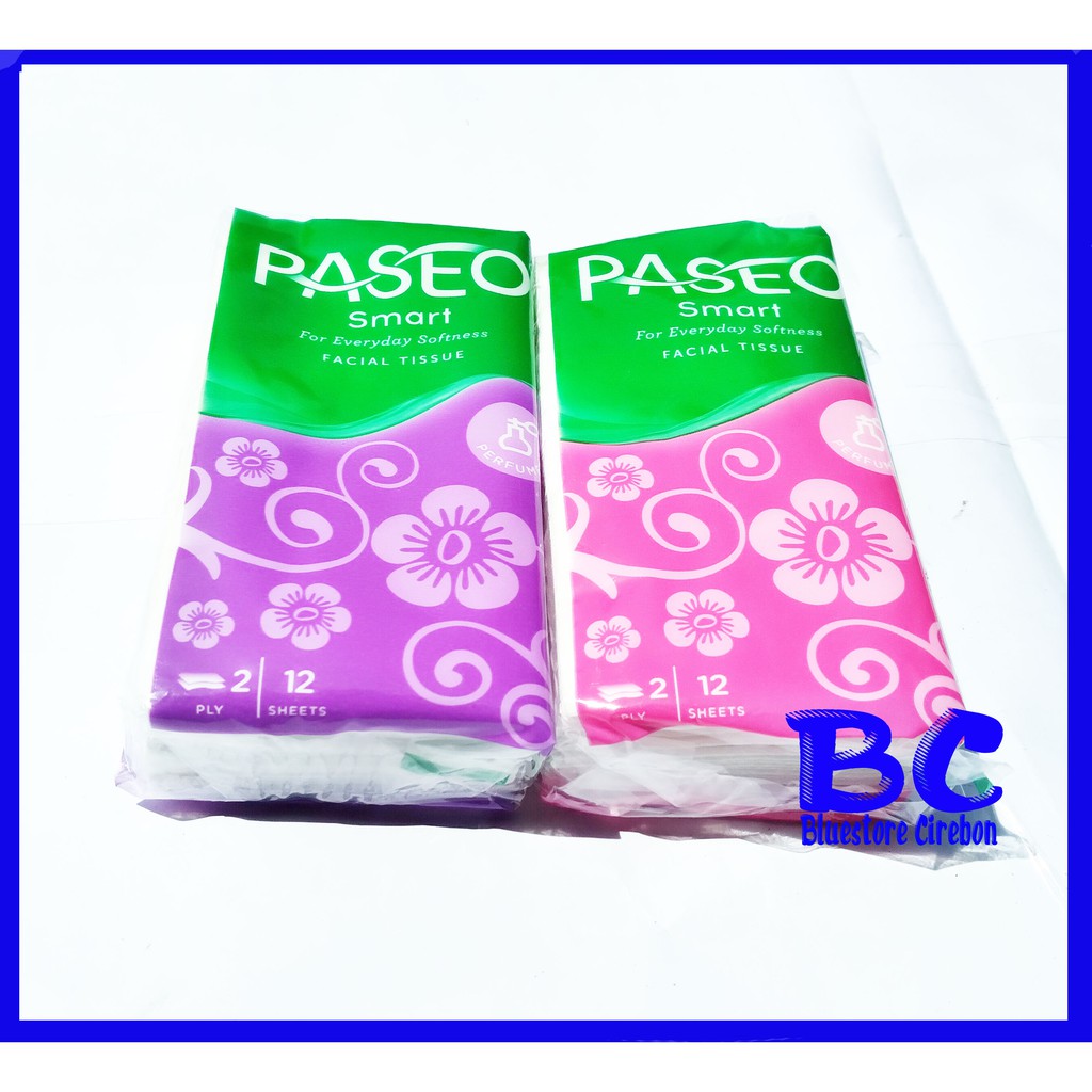 Tisu Tissue POCKET KECIL PASEO TISU WAJAH 12 sheet 2 ply