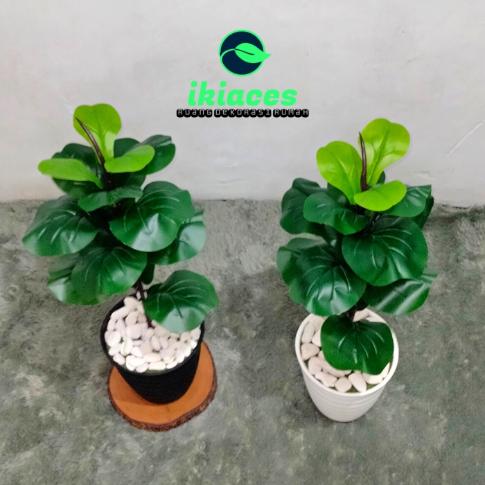 POHON HIAS PLASTIK POHON KETAPANG ARTIFISIAL BUNGA HIAS DAUN DEKORASI DAUN JUMBO PLASTIK MURAH