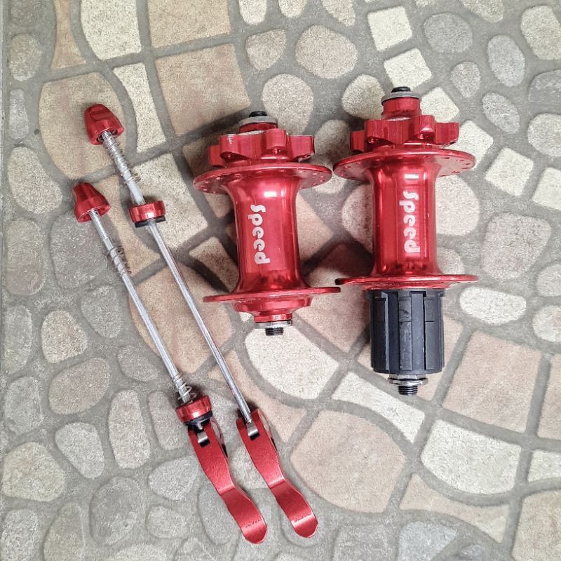 HUB FREE HUB UNITED SPEED BEARING 36H MERAH