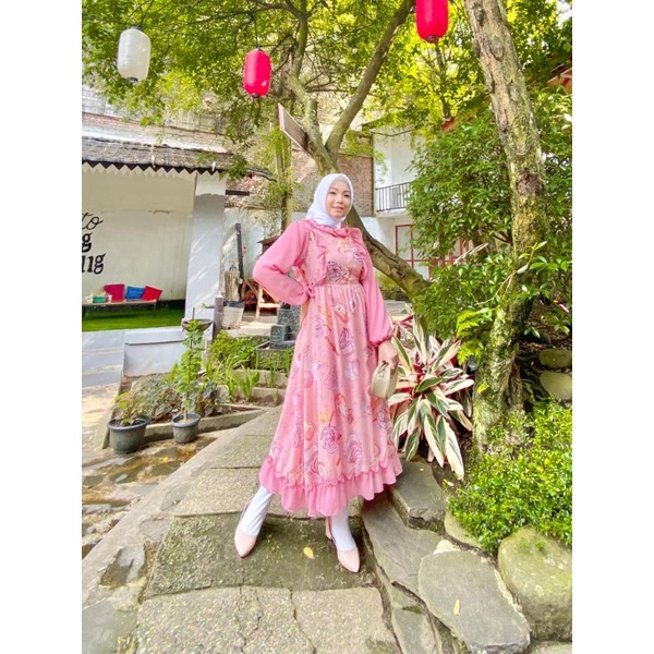 LM_ADRIANA DRESS/DRESS MUSLIM/LONG TUNIC/GAMIS PREMIUM