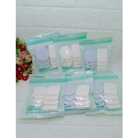 SPONS BEDAK ISI 8 PCS/ SPONS MAKE UP/ SPONS WAJAH ISI 8 PCS