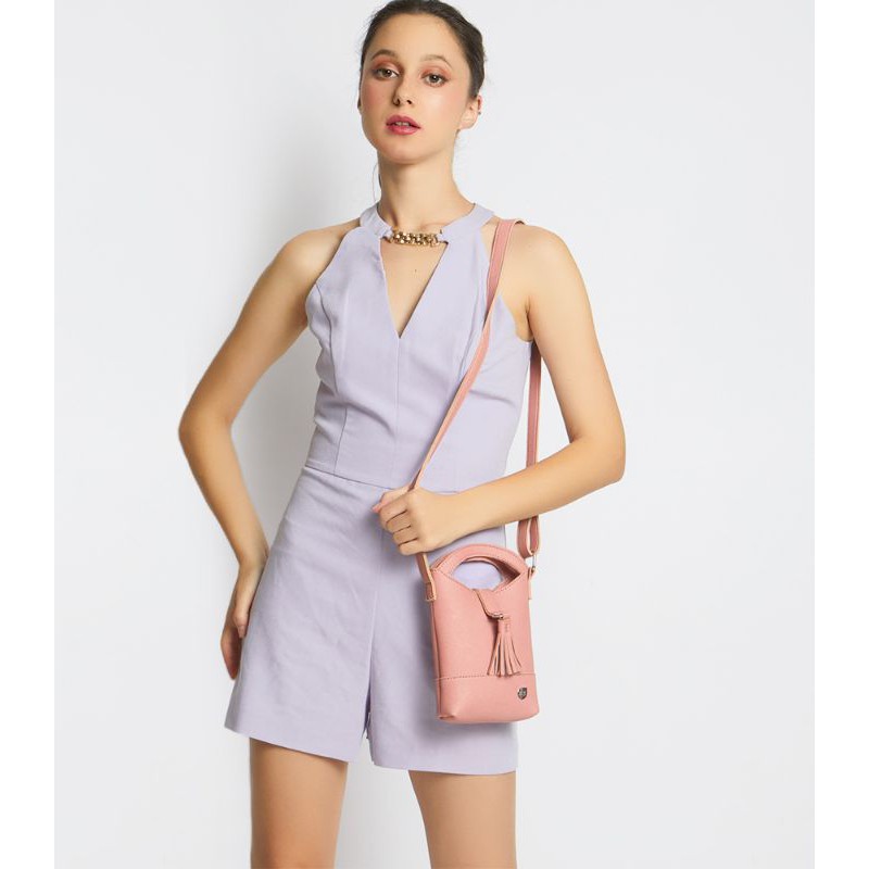 Tas HP Sophie Martin Tas Quellina Pink Brun Brun Paris