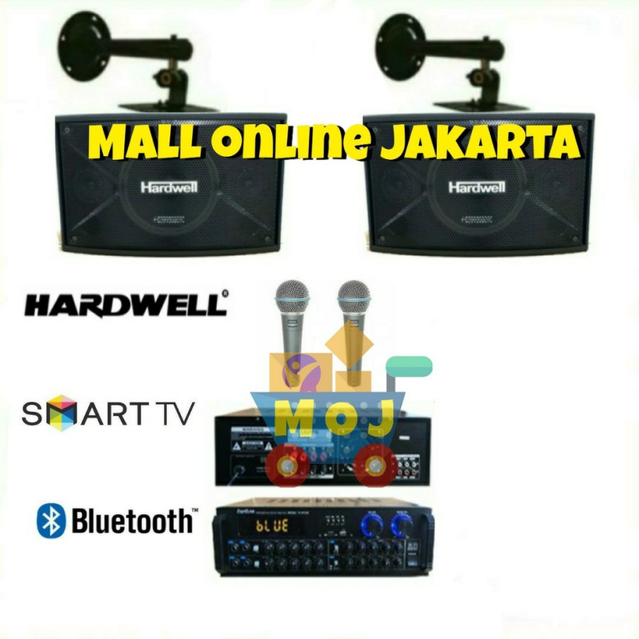 Paket karaoke Hardwell 10 inch original bluetooth paketan sound system