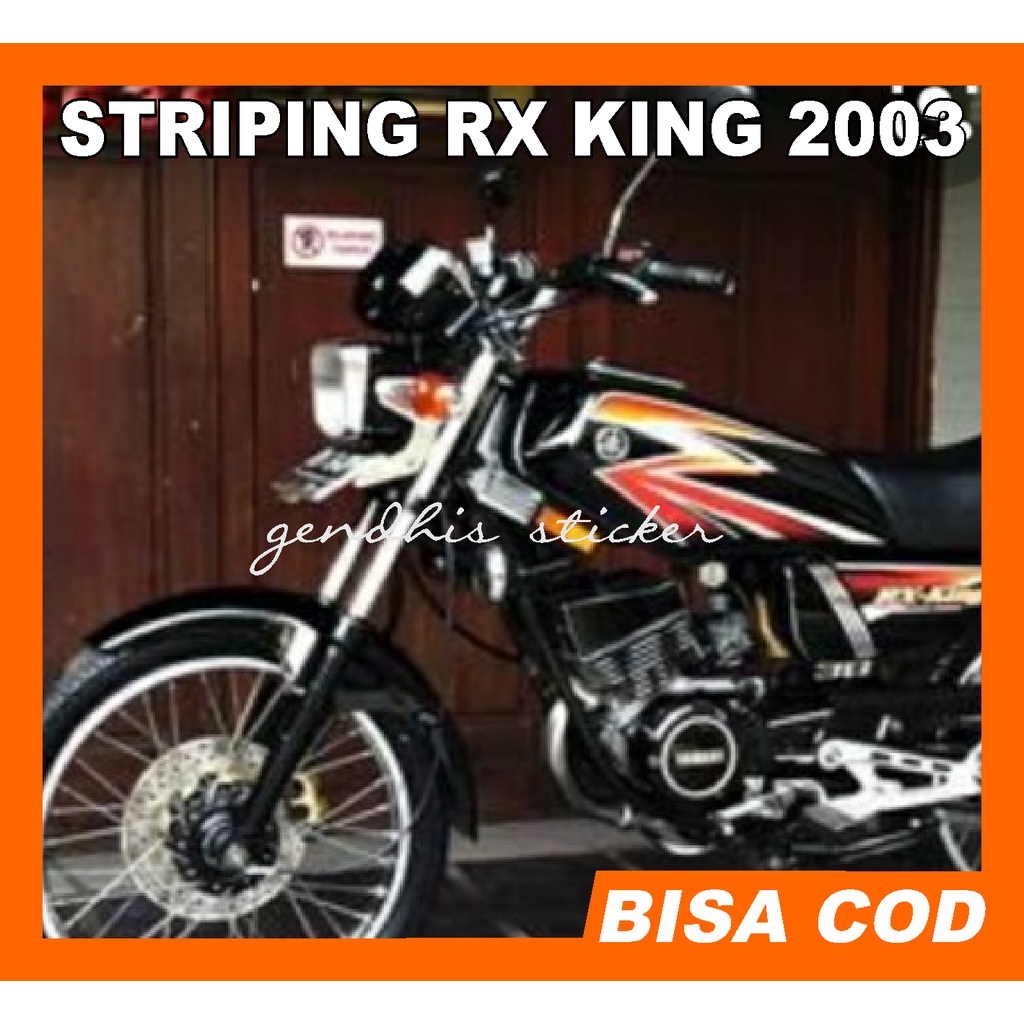 Jual Stiker List Striping Rx King 03 04 Hitam Merah Indonesia Shopee Indonesia