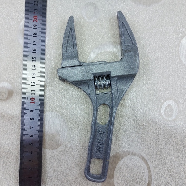 Kunci Inggris Mini 6-68mm Adjustable Spanner Panjang 200mm/ Kunci perkakasLedeng Kepala Besar 68mm/ Kunci Baut Kecil/ Kunci Inggris Kantong