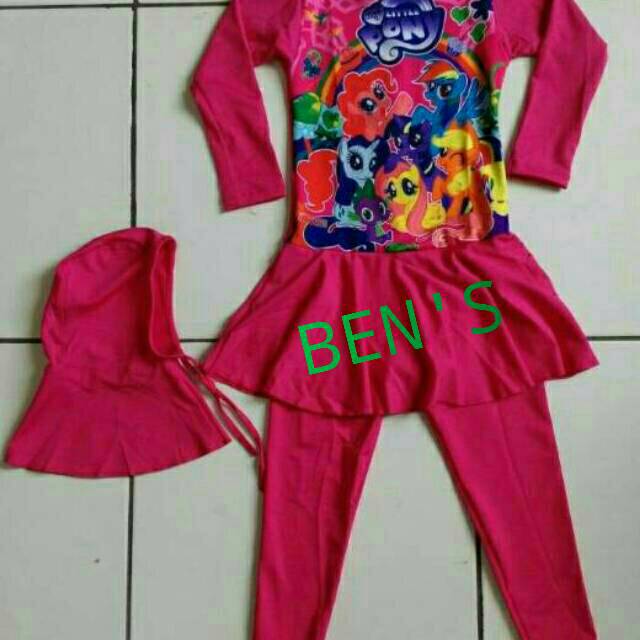 BAJU RENANG ANAK MUSLIMAH MUSLIM BEN'S / KENK ORIGINAL