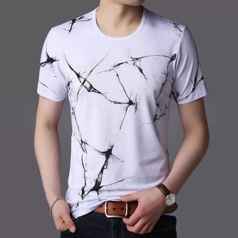 BAJU KAOS DISTRO LENGAN PENDEK PRIA TSHIRT COWOK BERCA FASHION MOTIF