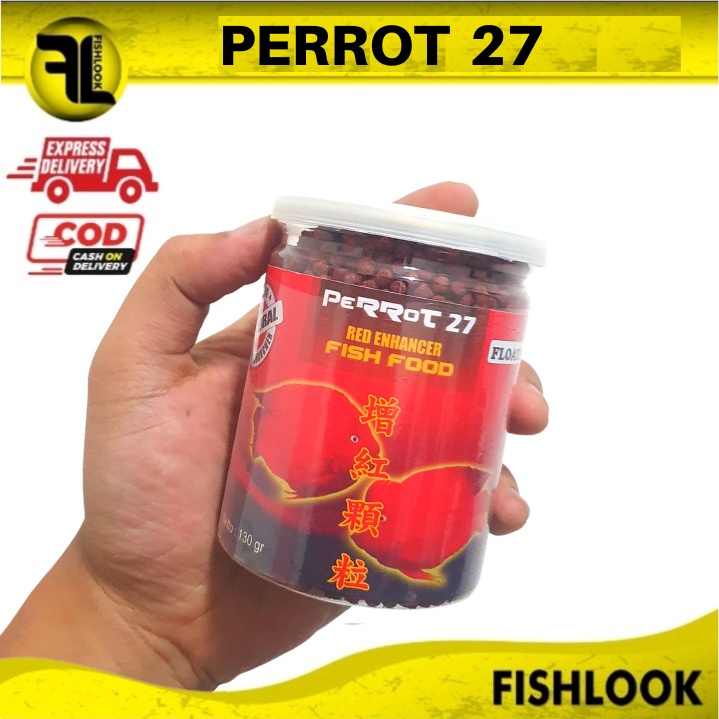 PAKAN/PELET IKAN PERROT 27 FISH FOOD PREMIUM QUALITY AKUARIUM