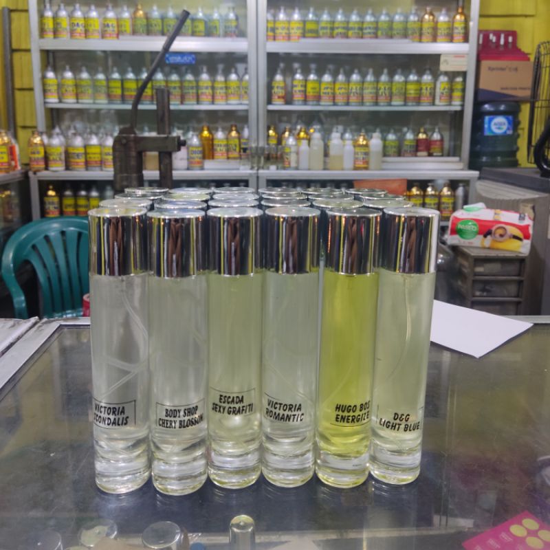 parfum refill 50ml murah berkualitas, bebas request aroma pria dan wanita