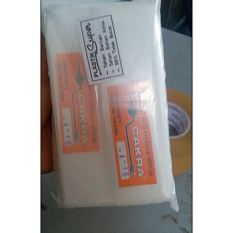 500 gr 4 x 16 plastik untuk es belang/es lilin