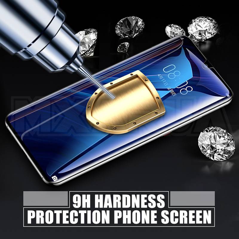 9D Protective Glass on For Huawei P20 Pro P10 Plus P30 P40 Lite E P Smart 2019 Tempered Screen Protector Glass Protection Film