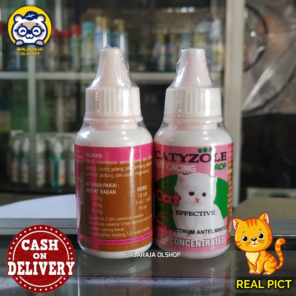 Obat Cacing Kucing Kitten - Catyzole 30 ml