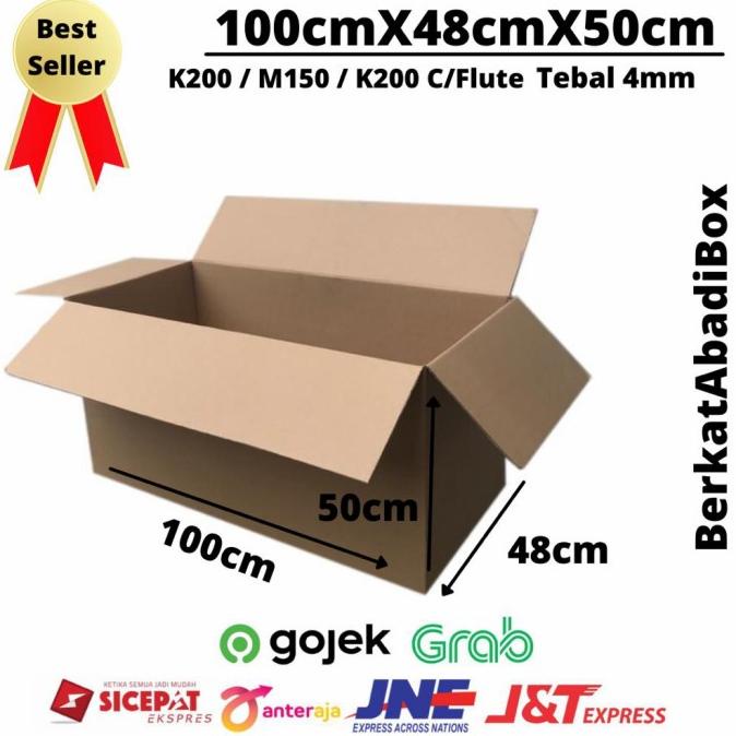 

KARDUS POLOS BARU / KARTON BOX UK 100 x 48 x 50 KARDUS JUMBO BESAR