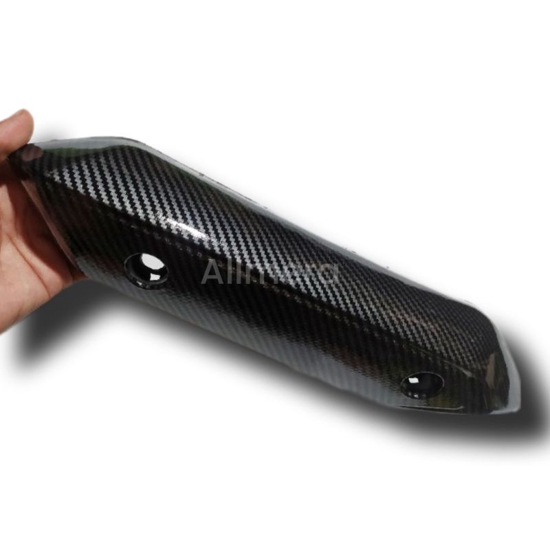 TUTUP KNALPOT BEAT FI CARBON WTP HITAM