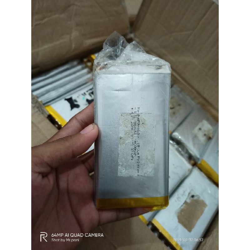 BATERAI POLYMER 10000 MAH COPOTAN DARI POWERBANK BARU STOK LAMA