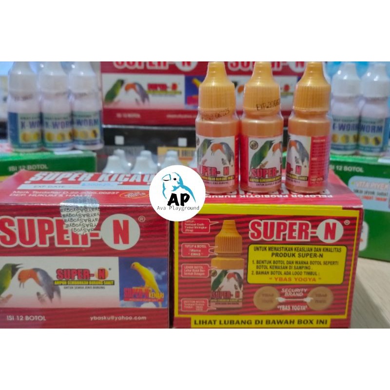 Obat Super N antivirus penyakit flu, diare, sesak nafas, & obat luka luar hingga berdarah dalam khus