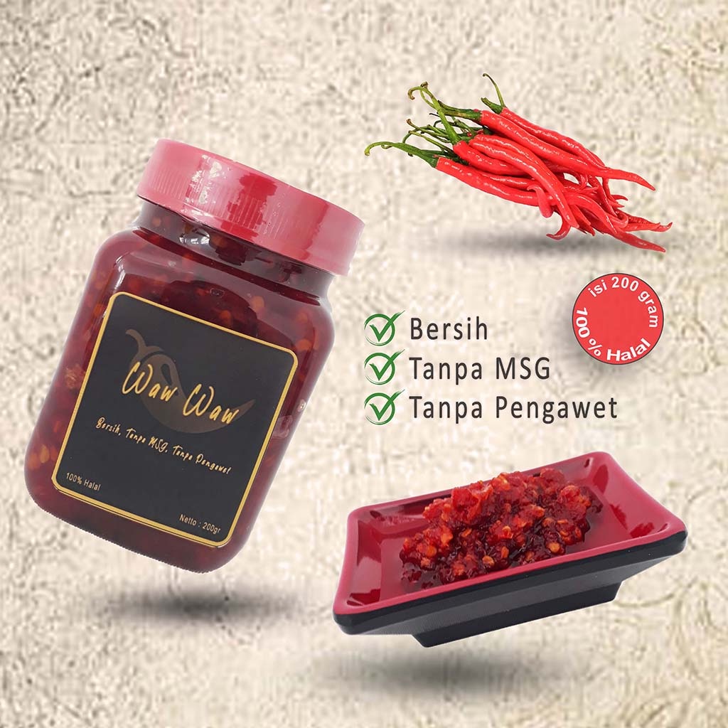 

Sambal Goreng Merah Sambal Goreng Waw Waw 200 gram