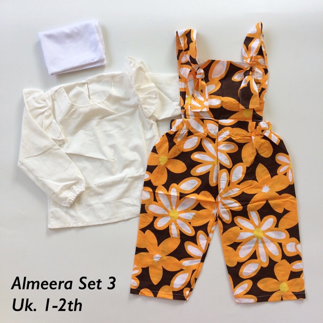 ALMERA SET | SETELAN OVERALL KERUDUNG