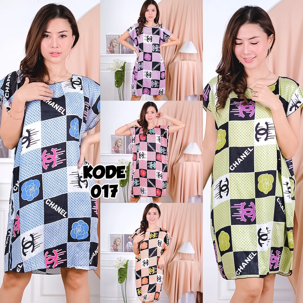 Tq88indonesia Baju Daster Wanita Terbaru / Daster Midi RAYON BALI / Daster Ibu Murah TERKINI Daster BAHAN SEJUK / Busui / DASTER MIDI