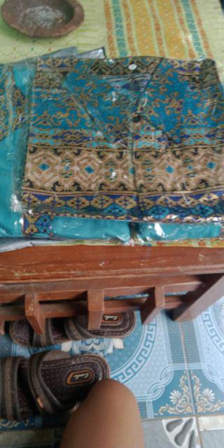 Keluarga New Batik Couple Modern || Gamis Kerah