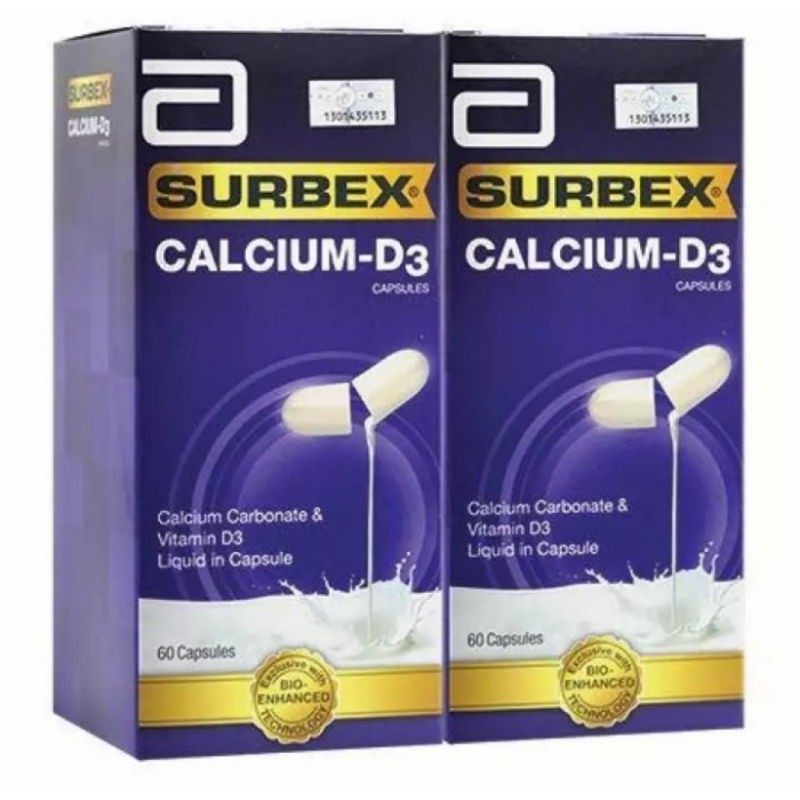 Surbex Calcium D3 (60tab x 2) Twinpack