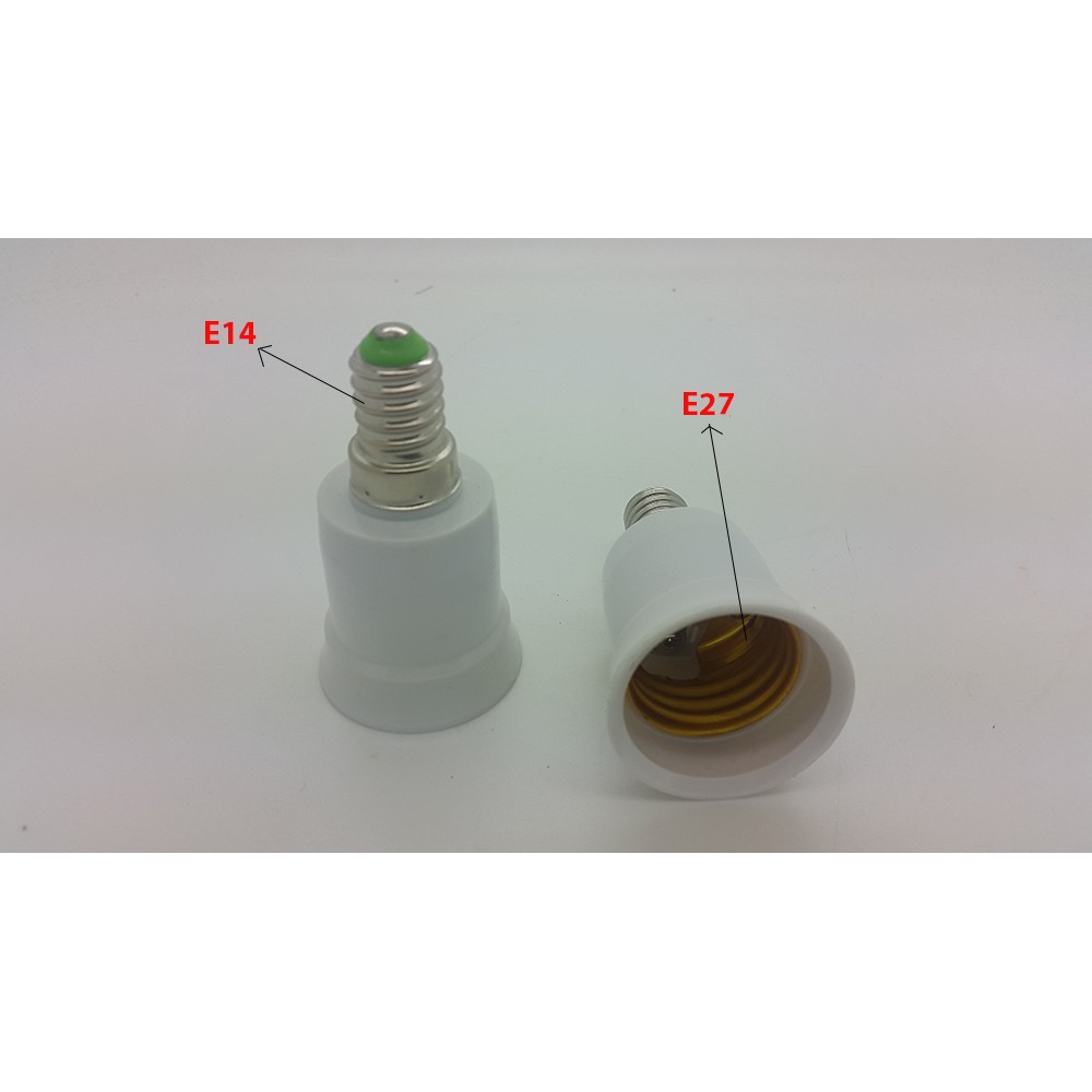 Fitting E14 to E27 Base LED Light Lamp Bulb Adapter Converter