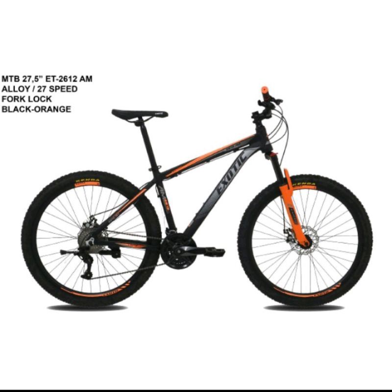 sepeda gunung exotic ET 2612 AM uk 27.5 inch