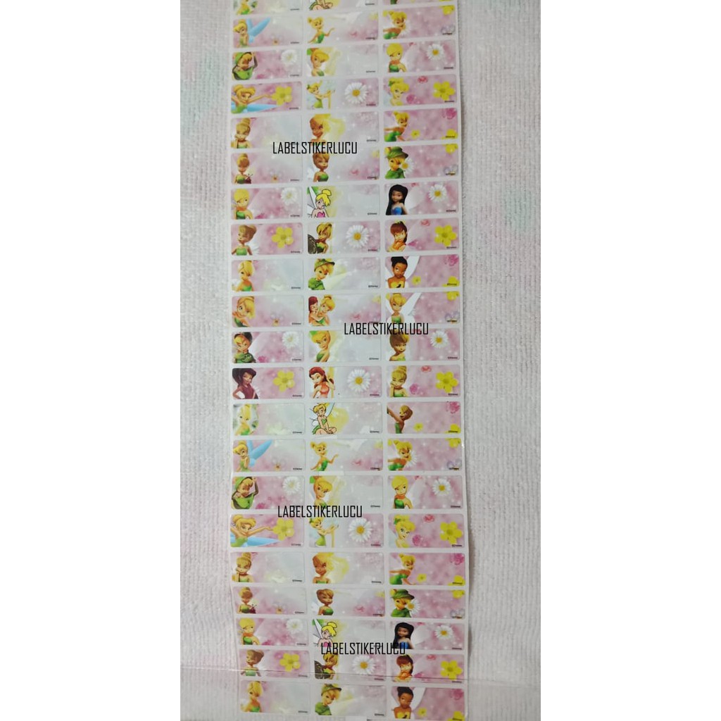 

Sticker Label Motif Thinkerbell (isi 72pcs) variasi gambar