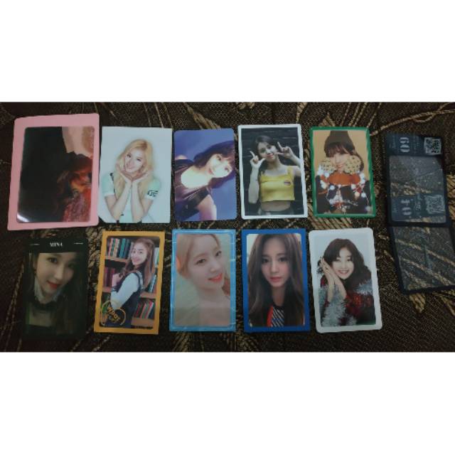 twice pc lenticular photocard yes or yes what is love summer nights page two album lenti monograph
