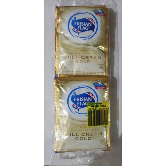 

SUSU KENTAL MANIS BENDERA FRISIAN FLAG FULL CREAM GOLD (6 x 40gr)