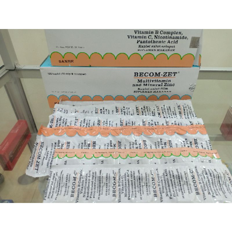 becom-z/becom-c (harga per strip)