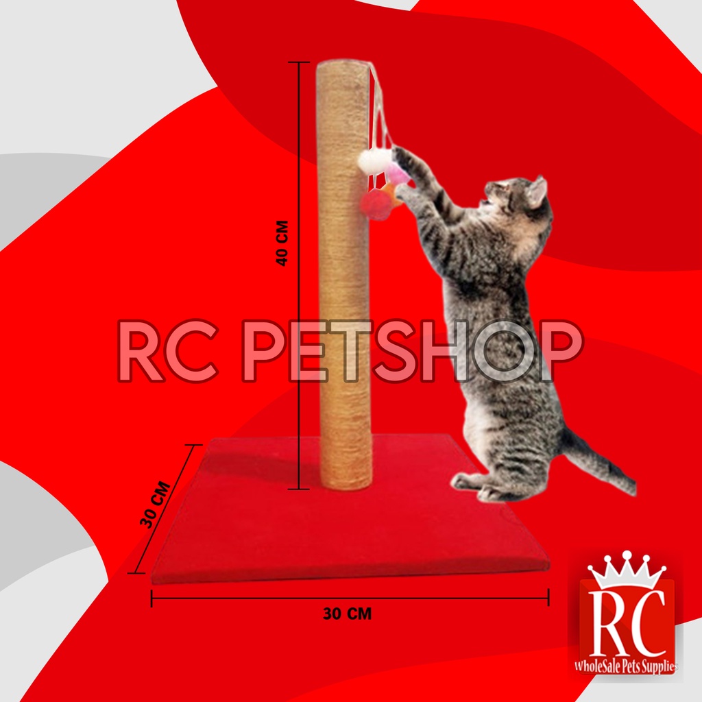 Cakaran Kucing Tiang garukan Mainan Kucing Cat Scratcher Toys