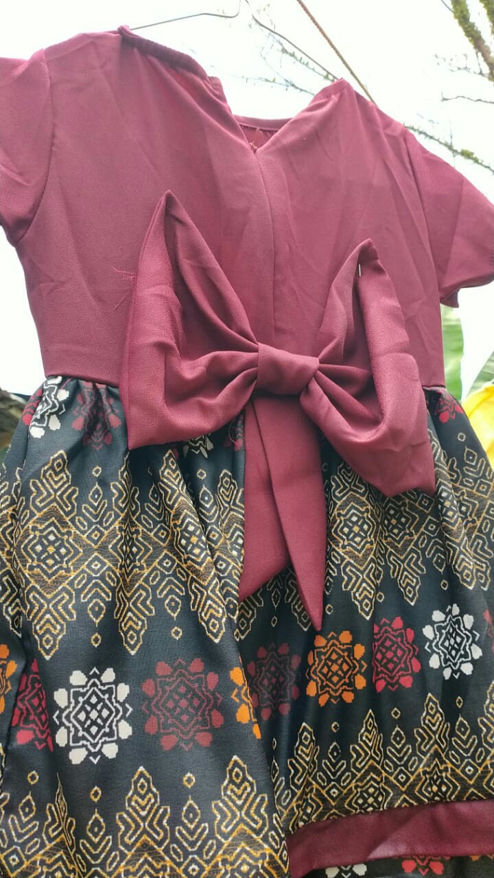 Dress Kids Batik Velicia 2-5th