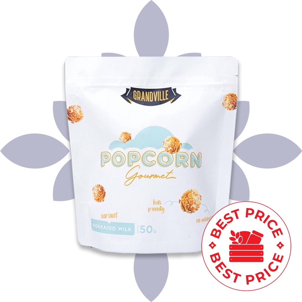 GRANDVILLE - POPCORN GOURMET HOKKAIDO MILK - 50 GR