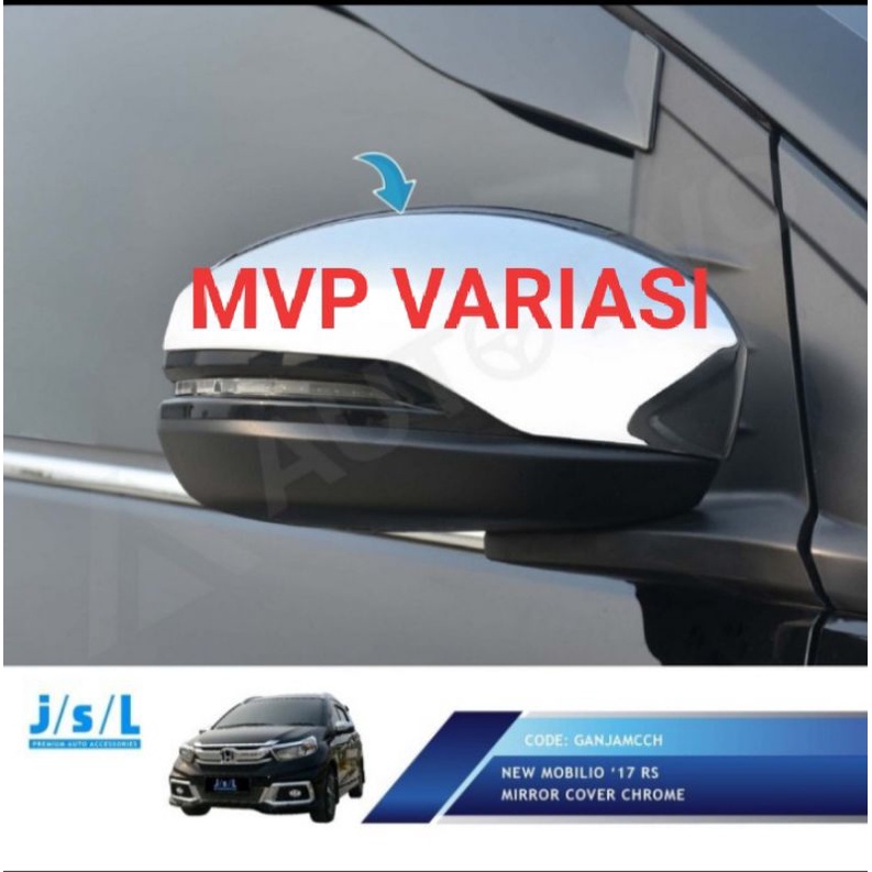 Mobilio 2017 Cover Kaca Spion/Mirror Cover Chrome/Aksesoris Mobilio