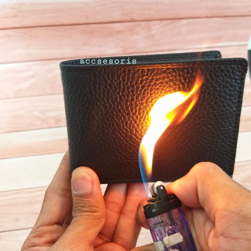 DOMPET KULIT ASLI 3 DIMENSI 20 SLOT PENYIMPANAN DOMPET KULIT PRIA