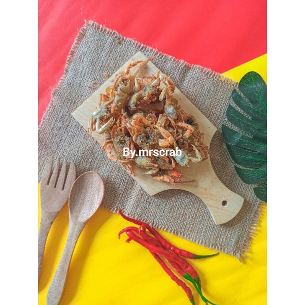 BABY CRAB FROZEN KEMASAN VAKUM 500 GR SIAP GORENG  KEPITING FROZEN CRISPY HALAL NIMAT BERGIZI CRAB KRIPS