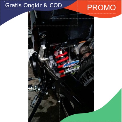 mika akrilik pelindung shock skok belakang Honda CRF potongan laser cnc