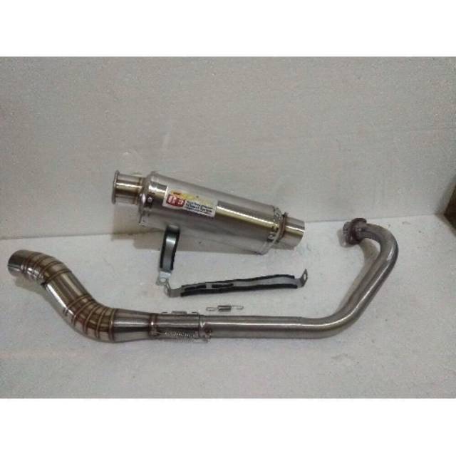 Knalpot CLD C3 TRI OVAL CINCIN buat satria vixion sonic tiger mx dll