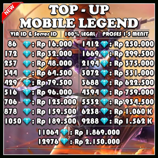 TOPUP MLBB TOP UP DIAMOND ML TERMURAH DAN TERCEPAT #2 ...